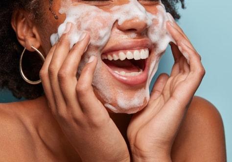 dog stairs and ramps in living room with senior dog climbing