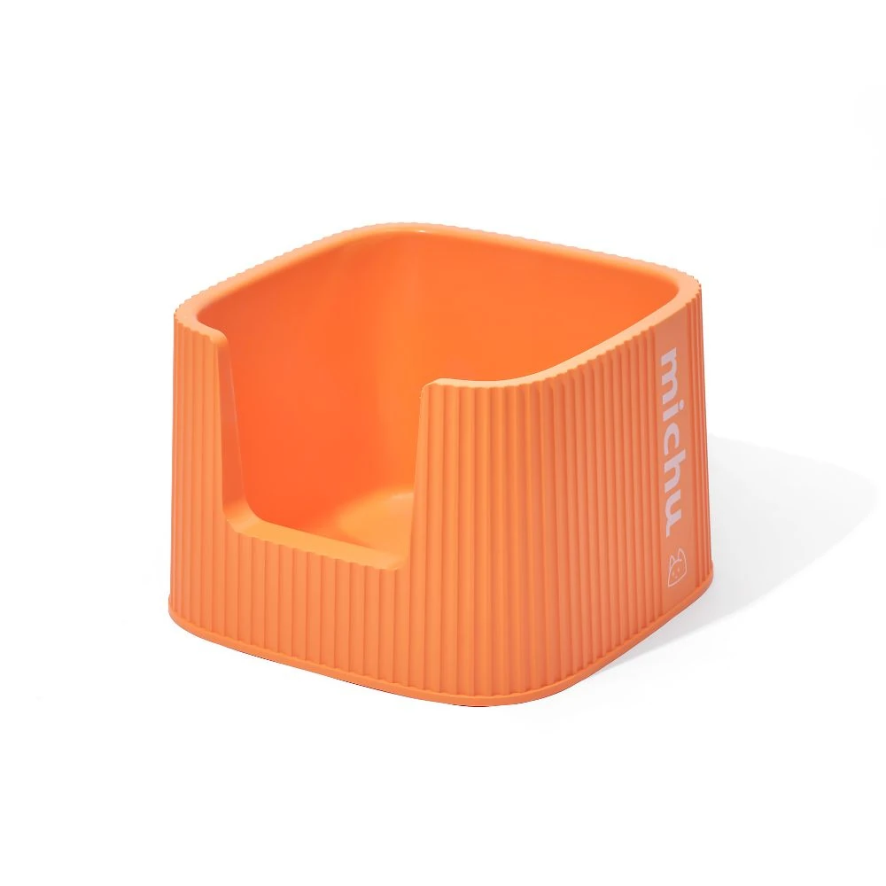 cat snacks online next to Michu High Sided Cat Litter Tray Coral