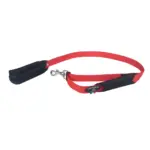 Tre Ponti Double Handled Dog Leash, Red - Image 2