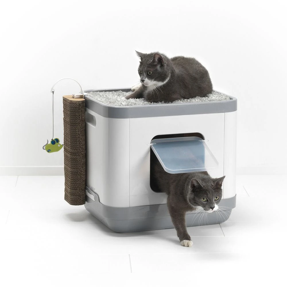 huge cat litter box 3-in-1 Moderna Cat Concepts system