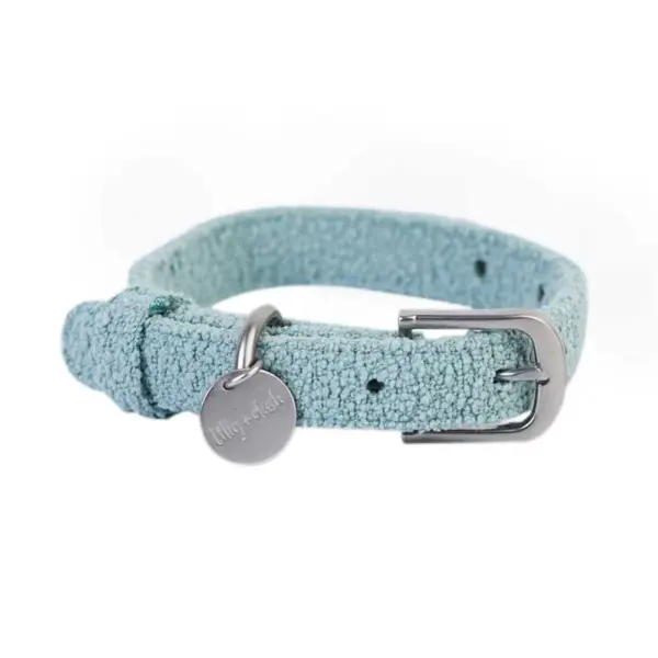 Australian Designed Boucle Dog Collar, Sage