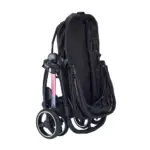 Ibiyaya Retro Luxe Pet Stroller for Cats & Dogs, Prism Black - Image 10