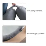 Comfort Plus Human Dog Bed, Dark Grey - Image 10