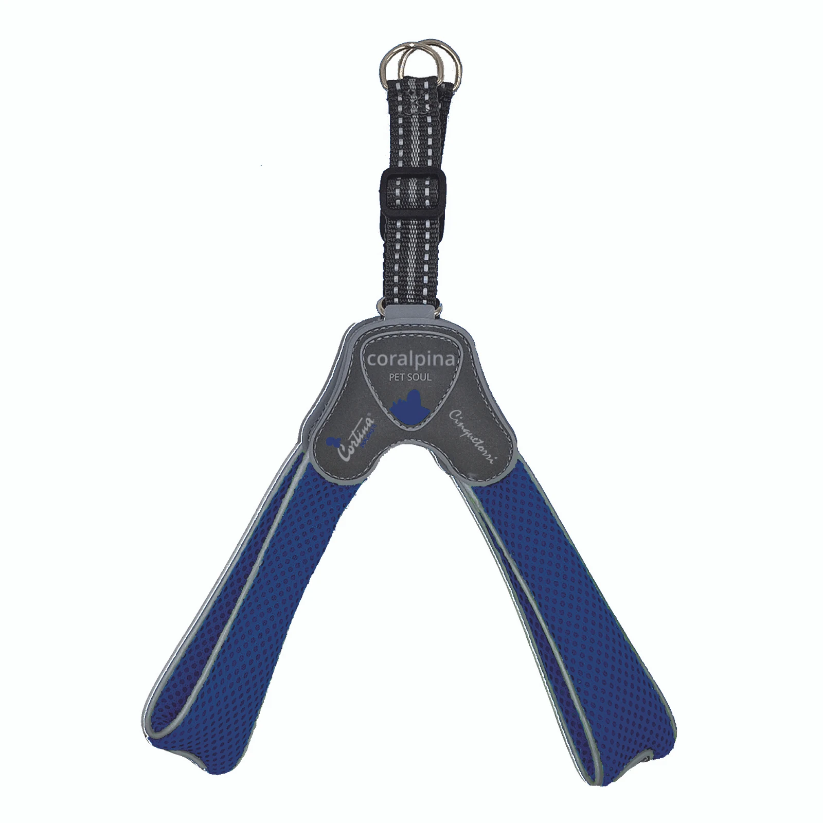 coralpina-pet-soul-dog-harness-cinquetorri-step-in-dog-harness-blue-31869080797383_2000x.webp Cinquetorri Step-in Dog Harness, Blue - Image 1