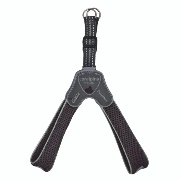 Cinquetorri Step-in Dog Harness, Charcoal