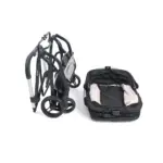 Ibiyaya InstaCollapse Detachable Dog Stroller, Taupe - Image 7