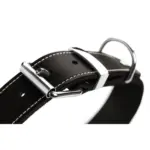 Hunter Aalborg Special Leather Dog Collar, Black - Image 8