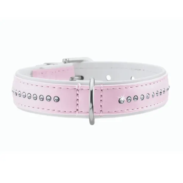 Hunter Modern Art Luxus Dog Collar, Pale Pink