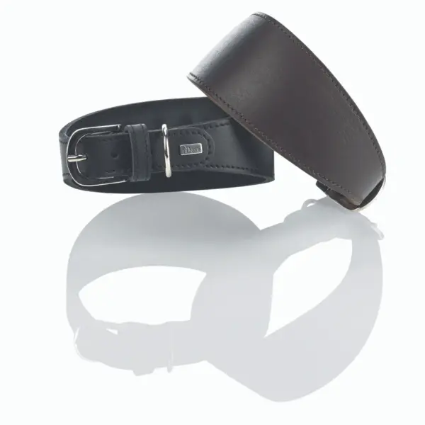 Hunter Super Soft Greyhound Leather Dog Collar