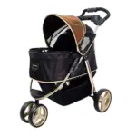 Ibiyaya Monarch Premium Pet Jogger Stroller, Luxury Gold