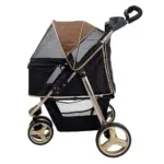 Ibiyaya Monarch Premium Pet Jogger Stroller, Luxury Gold - Image 4