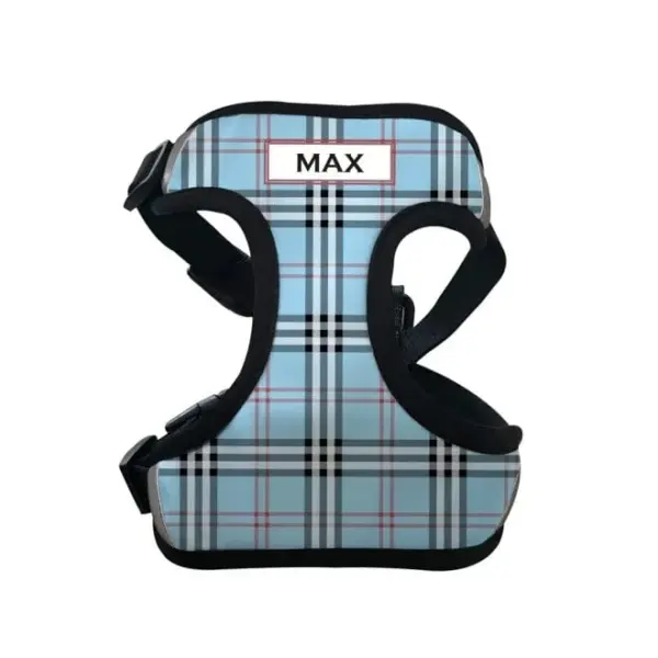 Personalised Pet Harness - Furberry, Blue