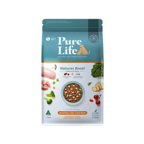 Pure Life Natural Boost Chicken Kitten
