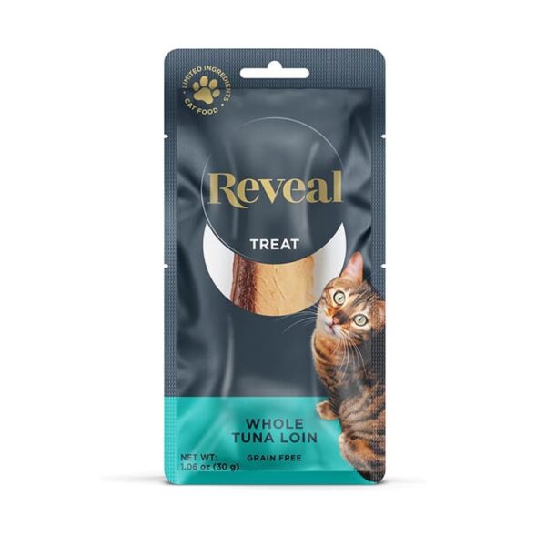 Reveal Natural Grain-Free Whole Tuna Loin Chewy Cat Treats