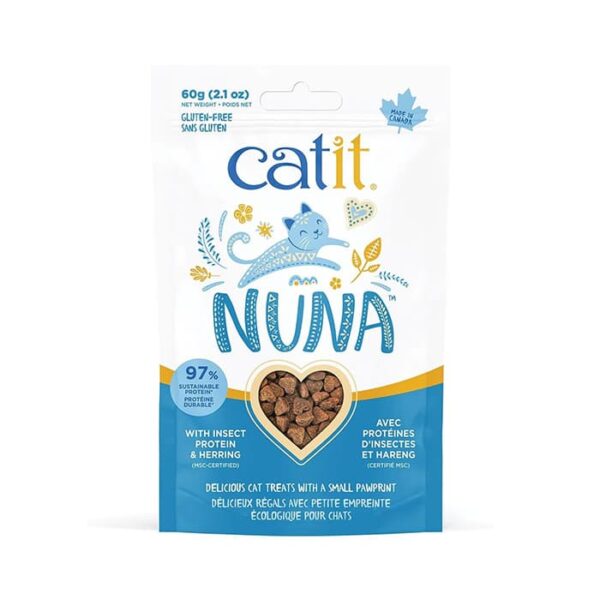 Catit Nuna Insect Protein & Herring Crunchy Cat Treats