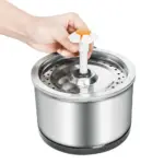 Petwant Stainless Steel Cat Water Fountain - Image 3