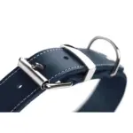 Hunter Aalborg Special Leather Dog Collar, Dark Blue - Image 8