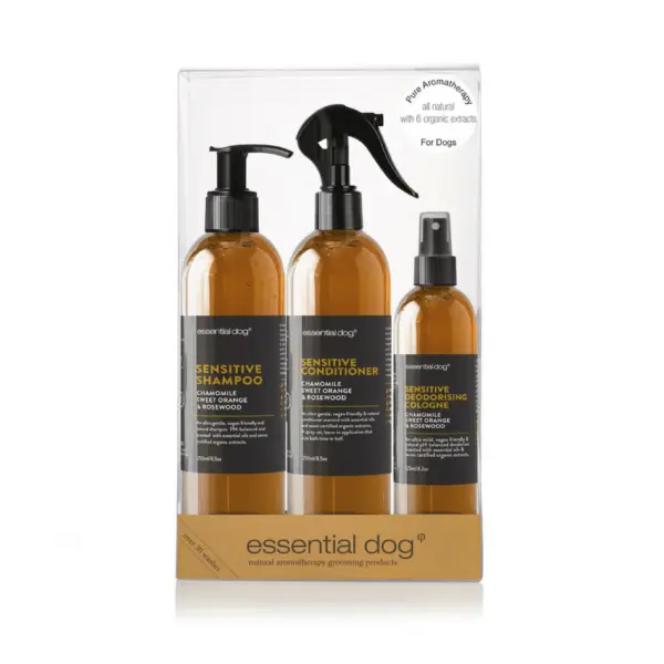 Sensitive Dog Grooming Gift Pack | Shampoo, Conditioner & Deodoriser