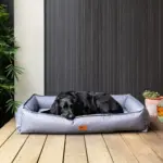 Orthopedic Ripstop Dog Lounger Bed, Steel Grey - Image 6