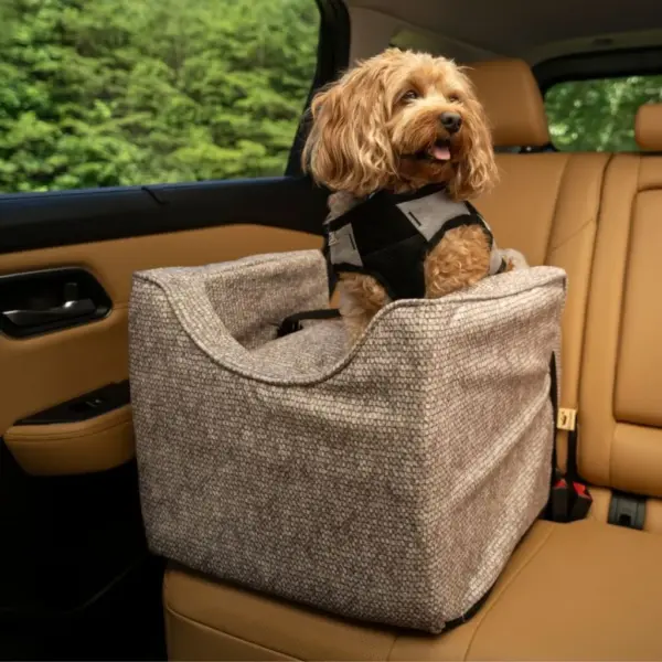 White Dog car booster seat